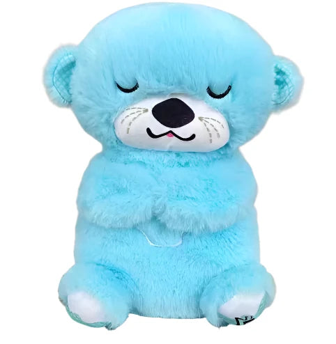 Plush Breathing Animal – Soothing Sleep Toy with Music and Light