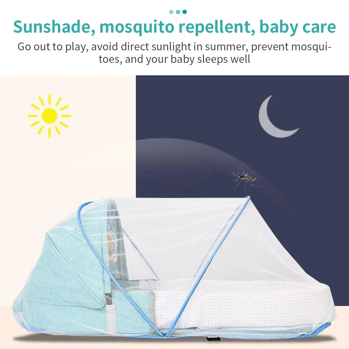 Travel-Friendly Baby Bionic Bassinet