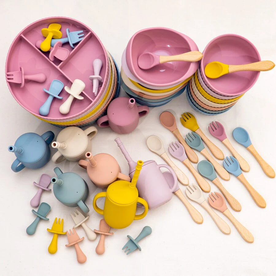 Baby Weaning Essentials Plate and Bowl Set