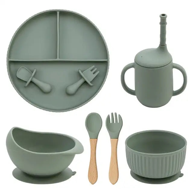 Baby Weaning Essentials Plate and Bowl Set