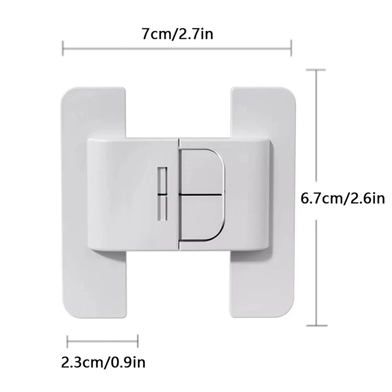 2pcs Baby-Proof Refrigerator Lock