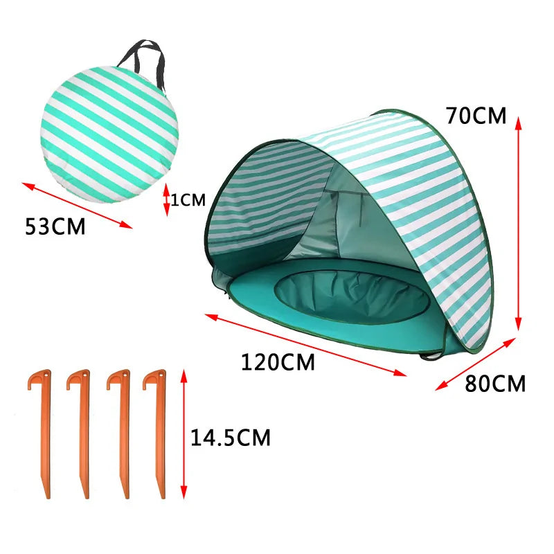 UV-Protective Baby Beach Tent