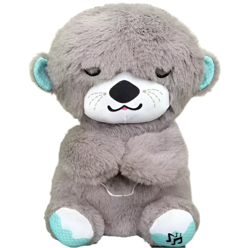 Plush Breathing Animal – Soothing Sleep Toy with Music and Light
