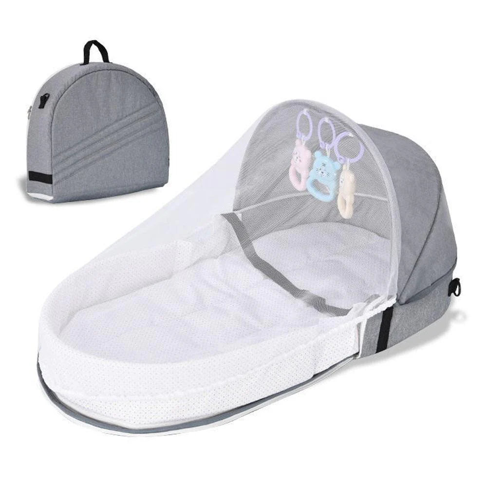Travel-Friendly and Foldable Baby Bionic Bassinet