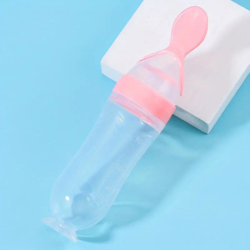 Baby Squeezing Feeding Spoon