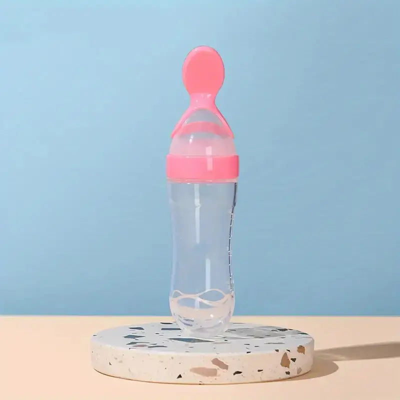 Baby Squeezing Feeding Spoon