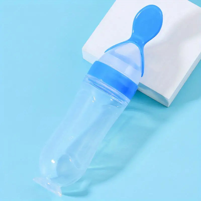 Baby Squeezing Feeding Spoon
