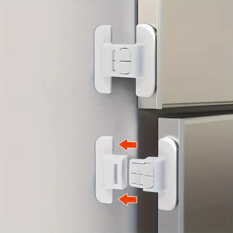 2pcs Baby-Proof Refrigerator Lock