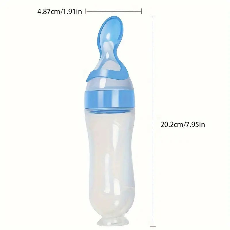 Baby Squeezing Feeding Spoon