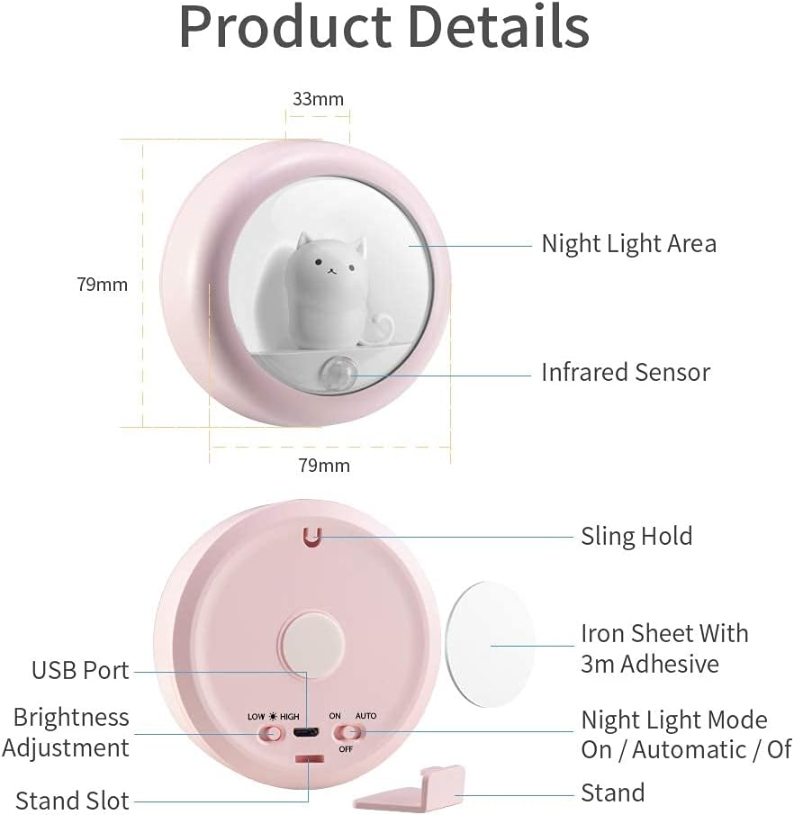 Animal Motion Sensing Night Light