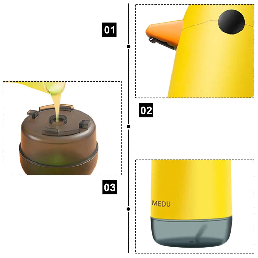 Touchless Yellow Duck Soap Dispenser