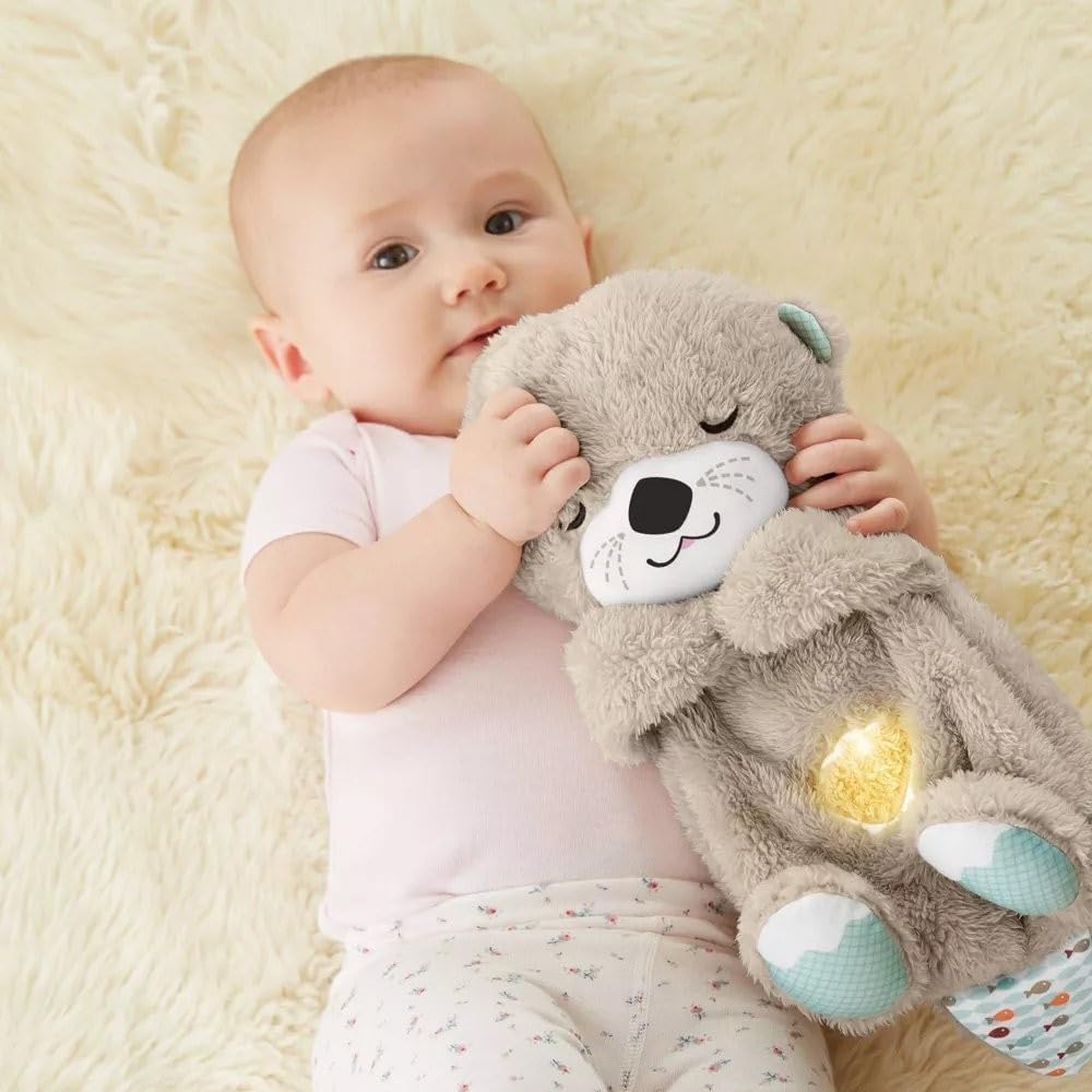 Plush Breathing Animal – Soothing Sleep Toy with Music and Light