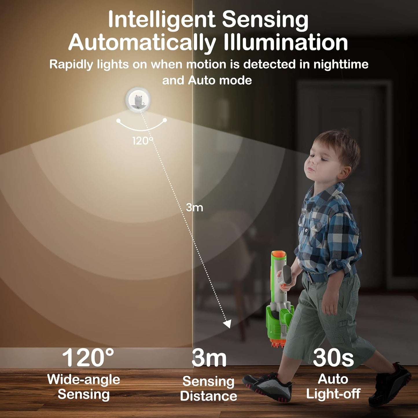 Animal Motion Sensing Night Light