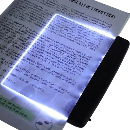 Multifunctional Flat Reading Light