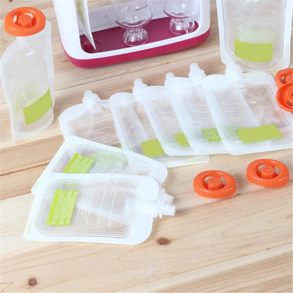 Homemade Baby Food Pouch Maker