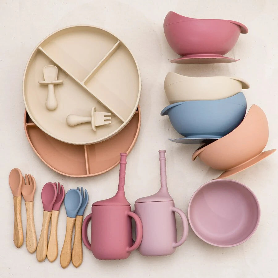 Baby Weaning Essentials Plate and Bowl Set