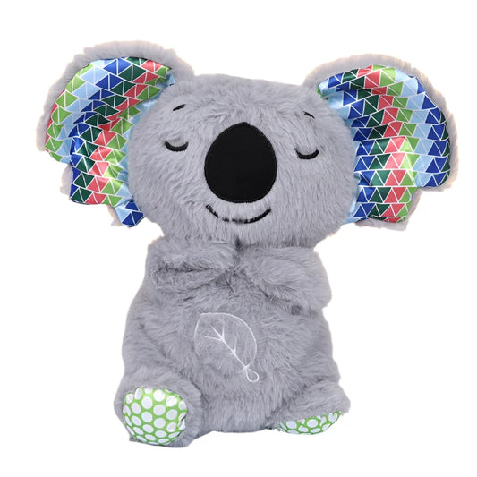 Plush Breathing Animal – Soothing Sleep Toy with Music and Light