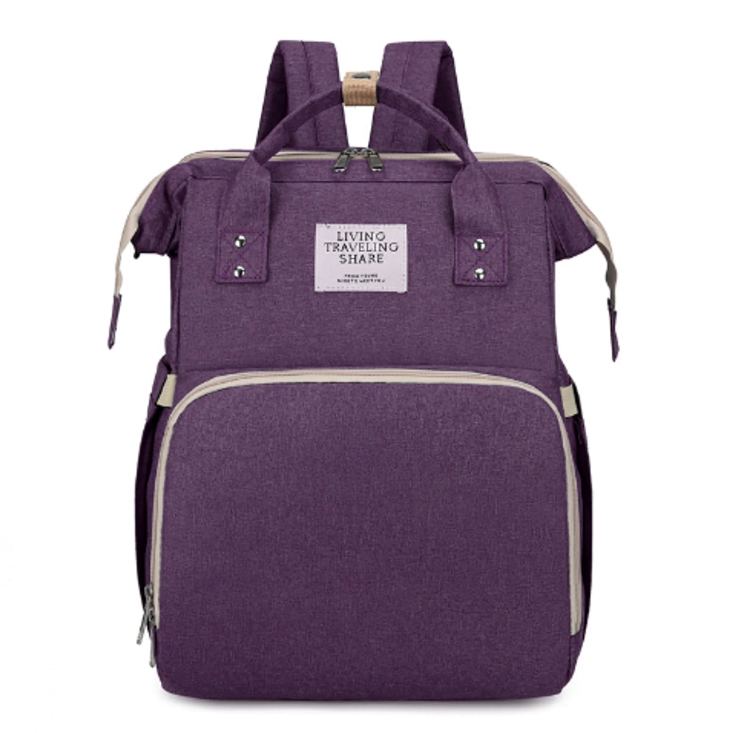 On-The-Go Baby Diaper Bag & Travel Bed