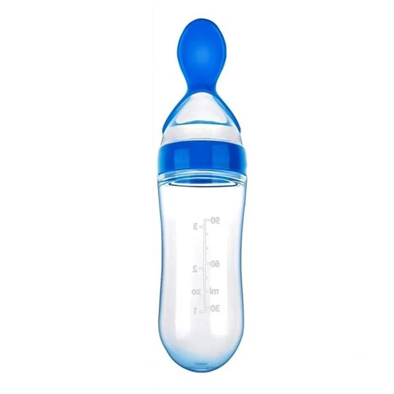 Baby Squeezing Feeding Spoon