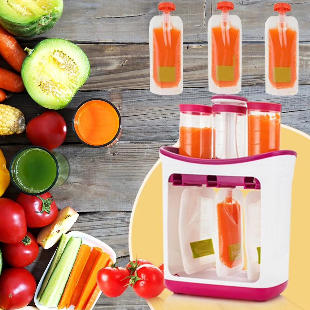 Homemade Baby Food Pouch Maker