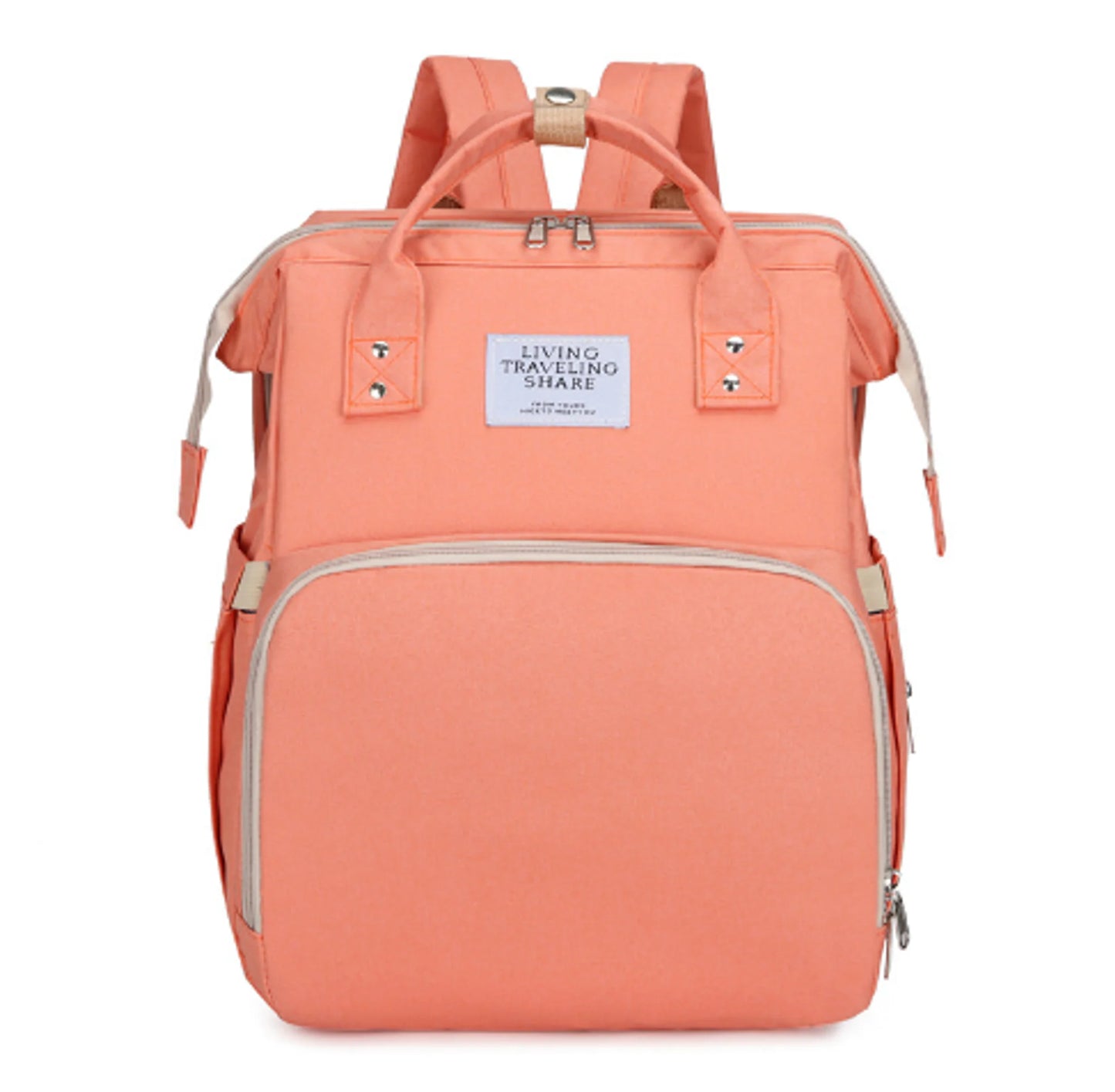 On-The-Go Baby Diaper Bag & Travel Bed